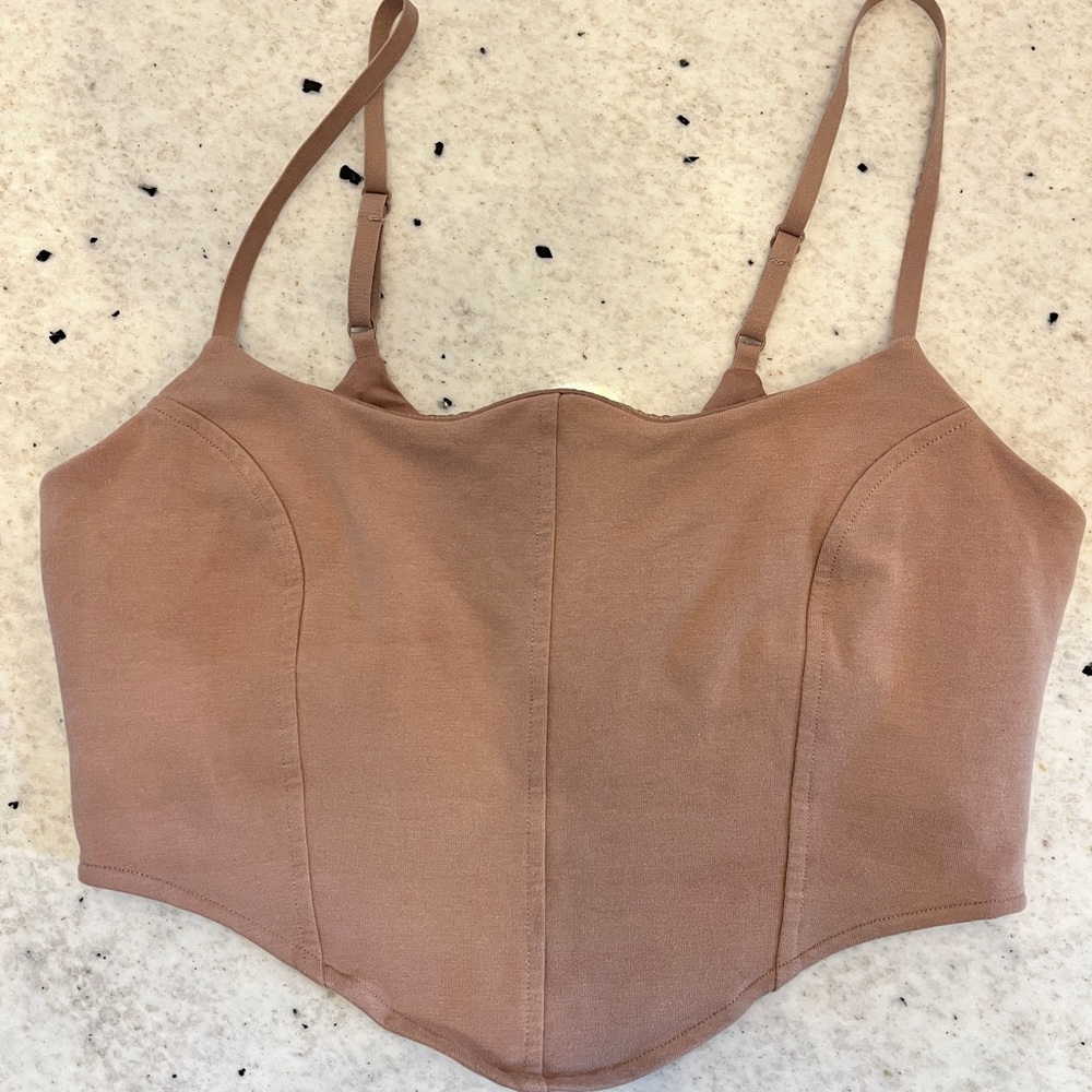 ALO Yoga Blush Corset Top